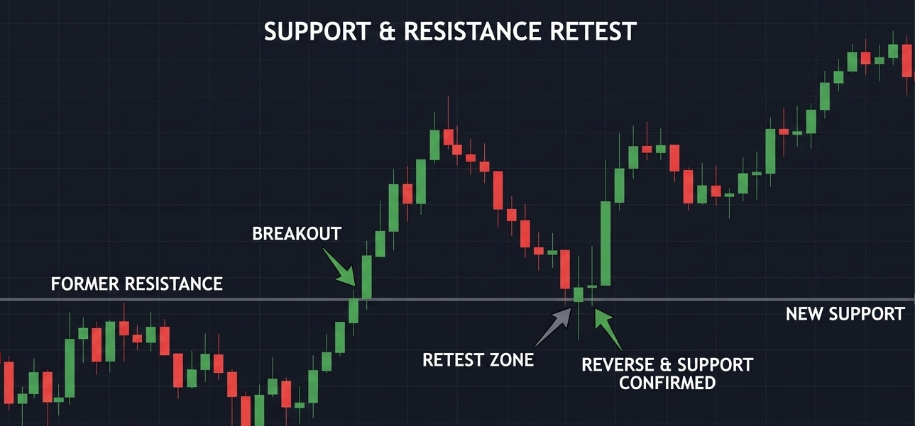 Support and Resistance Retest